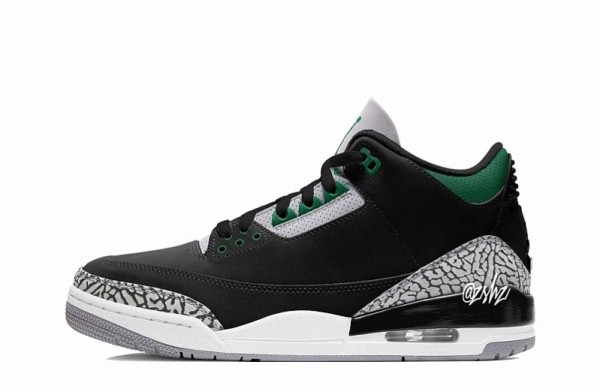 air jordan 3 pine green pre order