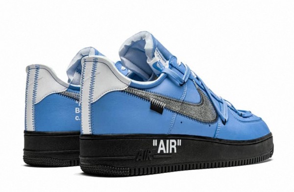 air force 1 off white blue fake vs real